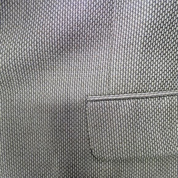 Vintage John W. Nordstrom REDA Blazer 46 Tan Wool Basketweave Sport Coat Italy - Picture 10 of 15